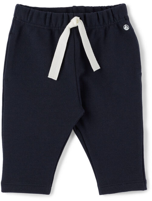 Petit Bateau Baby Navy Fleece Lounge Pants