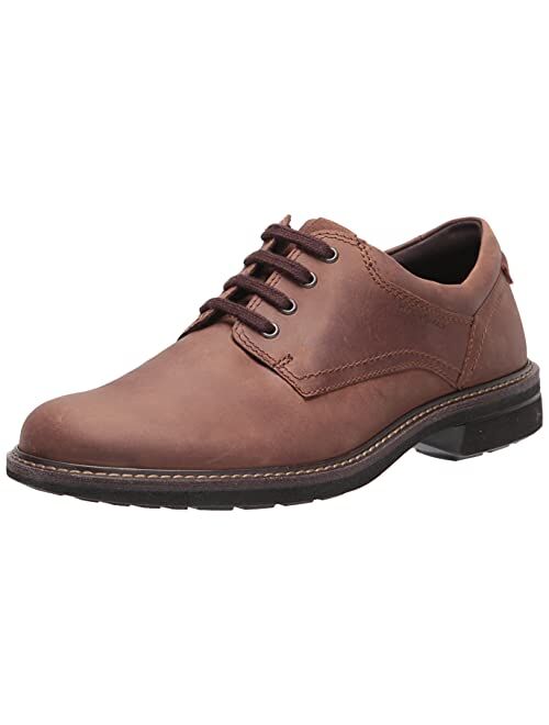 ECCO Men's Turn Plain Toe Hydromax Water-Resistant Oxford