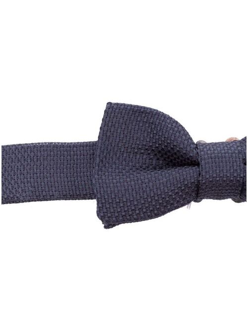 Emporio Armani Kids logo-plaque detail bow tie