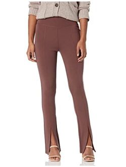 Women's Uma High Rise Flare Pants, Chocolate