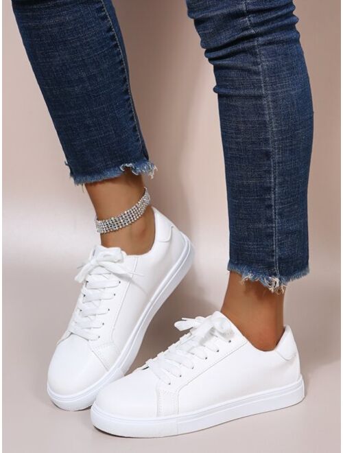 Shein Lace-up Front Skate Shoes