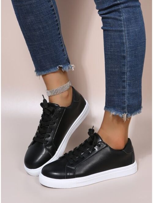 Shein Lace-up Front Skate Shoes