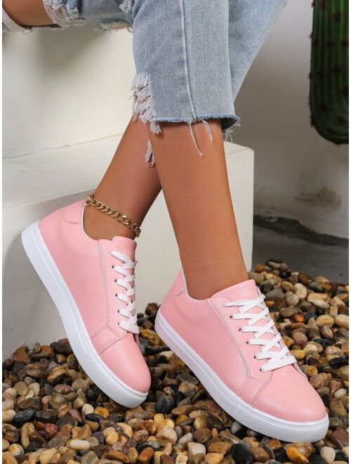 Shein Lace-up Front Skate Shoes