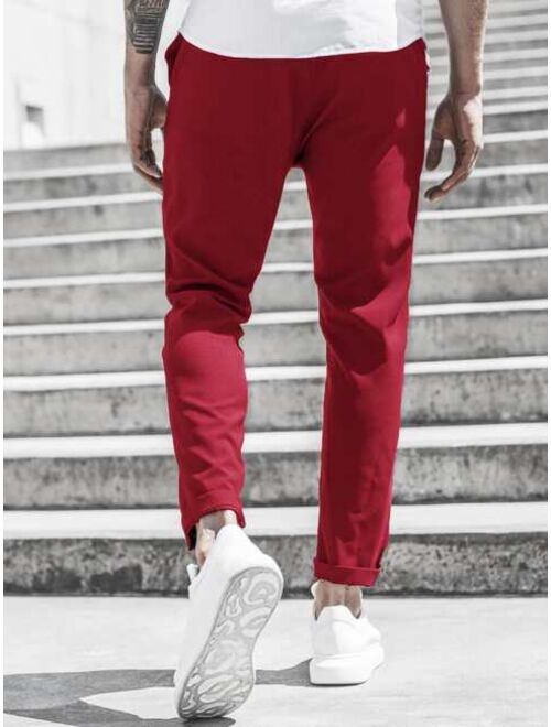 Shein Men Solid Tapered Pants