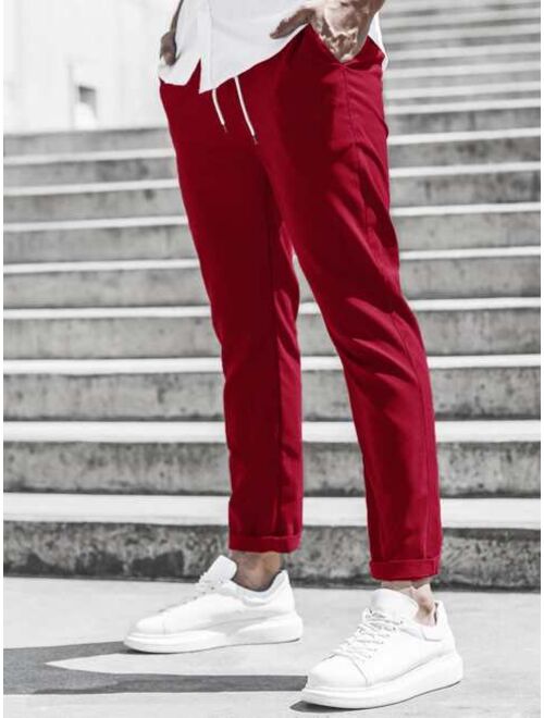 Shein Men Solid Tapered Pants