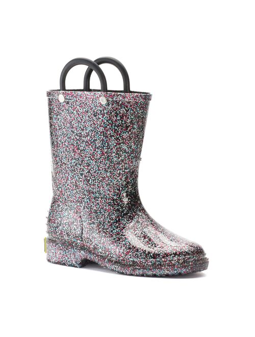 Western Chief Glitter Toddler Girls' Waterproof Rain Boots