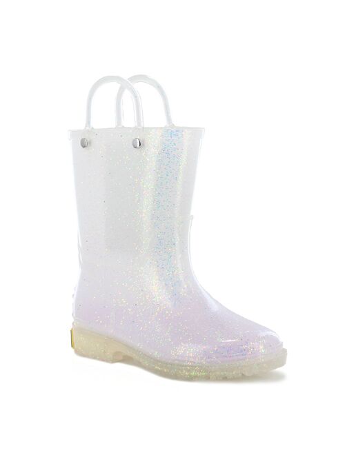 Western Chief Glitter Toddler Girls' Waterproof Rain Boots