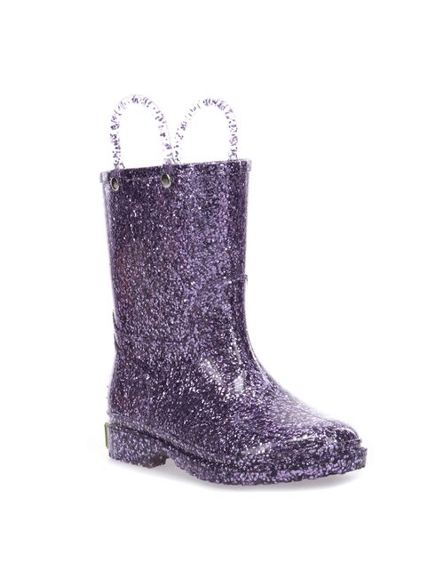 Western Chief Glitter Toddler Girls' Waterproof Rain Boots