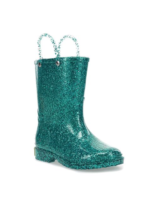 Western Chief Glitter Toddler Girls' Waterproof Rain Boots