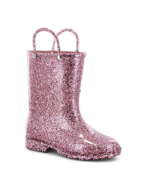 Western Chief Glitter Toddler Girls' Waterproof Rain Boots