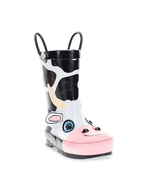 Western Chief Colbie Cow Kids' Waterproof Rain Boots