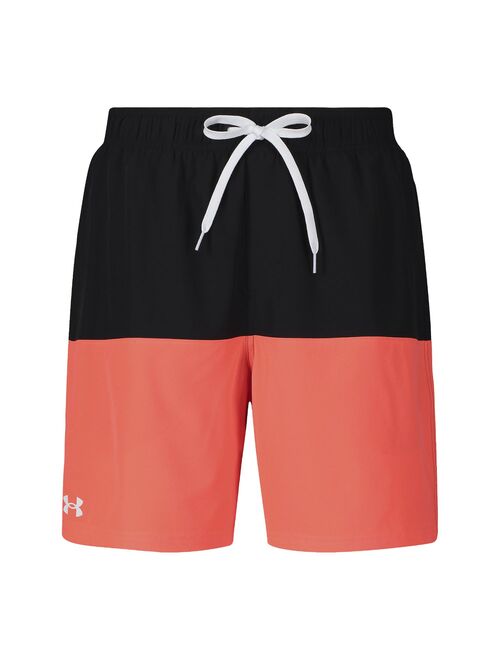 Big & Tall Men's Under Armour Harbour Heritage Colorblock 7-inch Volley Shorts