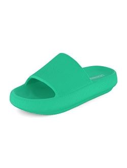 Women's Feather recovery slide sandals with  Comfort