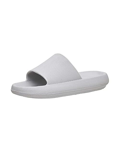 Cushionaire Women's Feather recovery slide sandals with +Comfort