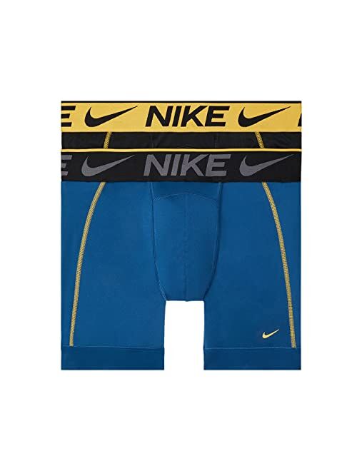 Nike Men`s Dri-Fit Breathe Micro Boxer Briefs 2 Pack