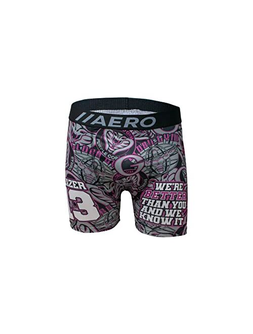 Aeropostale DodgeBall Mens Performance Boxer Brief Poly Spandex Men's Boxer Brief Sports Underwear