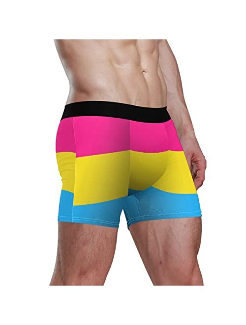 Glaphy Mens Underwear Breathable Mens Boxer Briefs for Men, S M L XL XXL