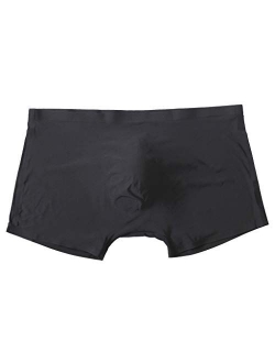 LBJTAKDP Mens Underwear Summer Cooling Seamless Trunks Tagless Sexy Boxer Brief Comfortable Shorts Breathable Soft