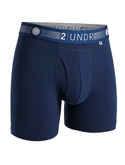 2UNDR Men's 6" Flow Shift Boxer Briefs