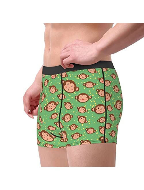 Frcavbin Mens Boxer Brief Comfortable Brief Novelty Underwear Fashion Knickers