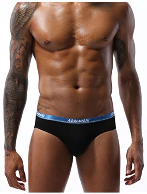 Apdbrily Mens Underwear Brief Sexy, Cotton Bikinis G String Man Underwear for Men, Bulge Pouch Low Rise Briefs