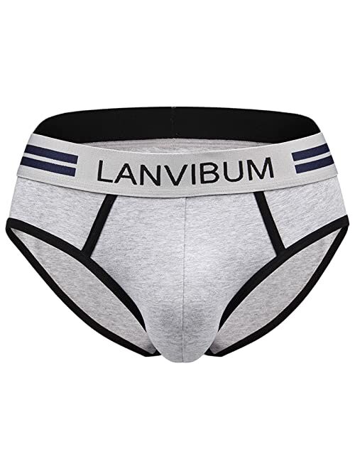 UVAJ Men's Underwear Briefs Soft Comfort Pouch Briefs Mens Underwear Cotton Underpants Breathable Athletic Brief for Men