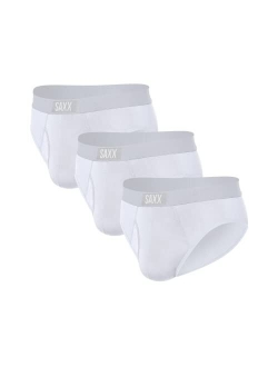 Underwear Co. Saxx Men's Underwear - Ultra Super Soft Briefs with Built-in Pouch Support Pack of 3, Underwear for Men