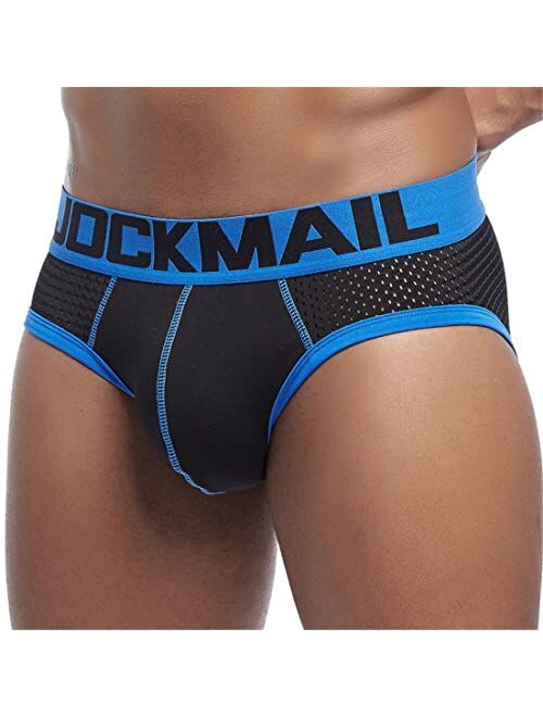 JOCKMAIL Mens Underwear Briefs Comfortable Low Waist Men Briefs Underwear Slim Fit Underpants Men Underpants