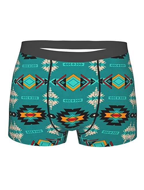 PPFINE Fleur De Lis Golden Glitter Boxer Briefs Men's Underwear Breathable Comfort Shorts Trunks Waistband Underpants S-XXL