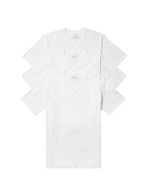 Calvin Klein Men's Cotton Classics Big & Tall 3-Pack Short Sleeve Undershirt