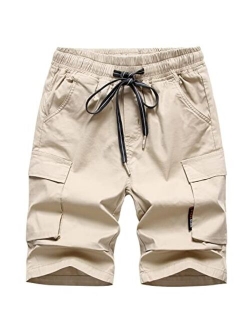 TLAENSON Kids Camo Cargo Shorts Boys Pull On Military Summer Camouflage Bermuda Shorts