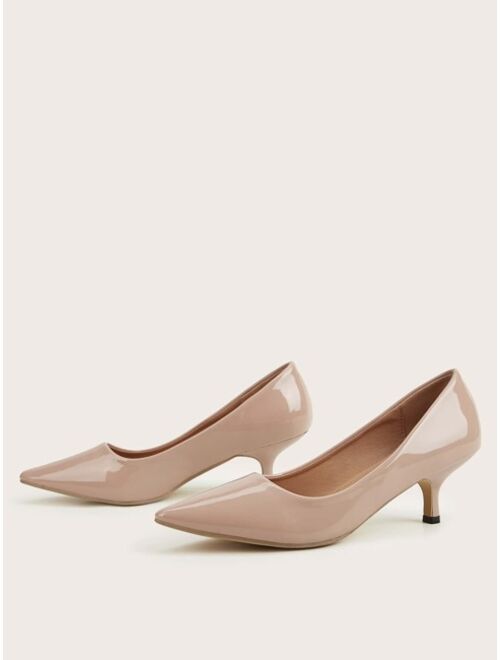 Buy Shein Minimalist Stiletto Court Heels online | Topofstyle