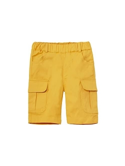 Mud Kingdom Little Boys Twill Cargo Shorts Summer Holiday