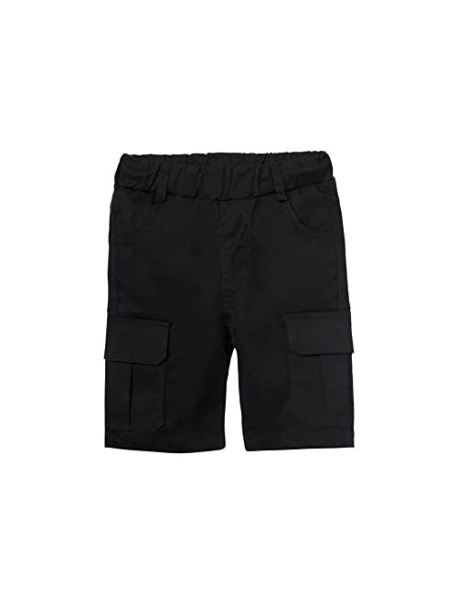 Mud Kingdom Little Boys Twill Cargo Shorts Summer Holiday