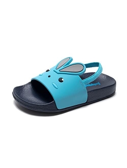 FUNKYMONKEY Toddler Boys & Girls Slides Sandals Kids Outdoor Beach Pool Water Shoes