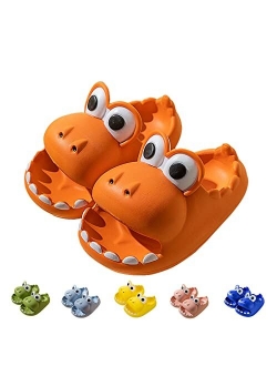 Joyear Children's Dinosaur Slippers with Children's Summer Sandals, Beach Swimming Pool Non-slip Water Shoes, Indoor and Outdoor Cute Big Mouth Light Slippers Boys and Gi