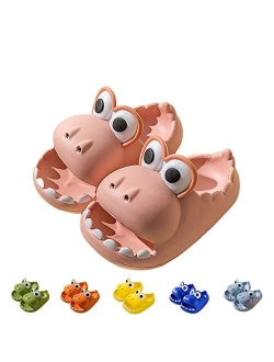 Joyear Children's Dinosaur Slippers with Children's Summer Sandals, Beach Swimming Pool Non-slip Water Shoes, Indoor and Outdoor Cute Big Mouth Light Slippers Boys and Gi