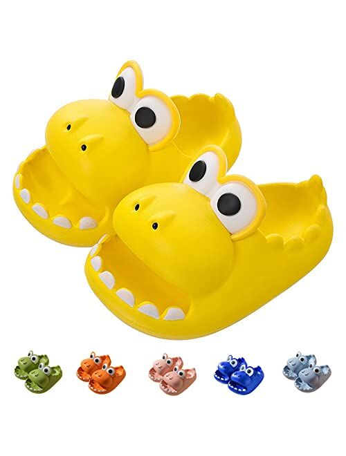 Joyear Children's Dinosaur Slippers with Children's Summer Sandals, Beach Swimming Pool Non-slip Water Shoes, Indoor and Outdoor Cute Big Mouth Light Slippers Boys and Gi