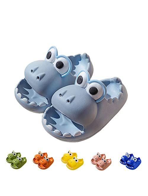 Joyear Children's Dinosaur Slippers with Children's Summer Sandals, Beach Swimming Pool Non-slip Water Shoes, Indoor and Outdoor Cute Big Mouth Light Slippers Boys and Gi