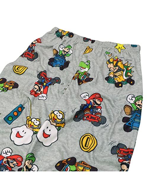 SUPER MARIO Boys' Button Front Pajama Set