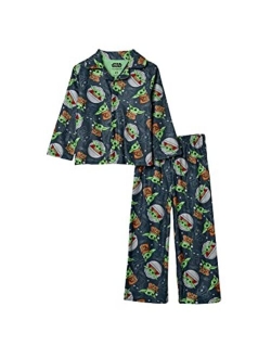 Boys' Button Front Pajama Set