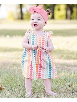 Baby/Toddler Girls Sleeveless Knit Dress with Ruffles