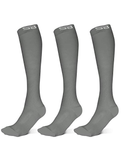 SB SOX 3-Pair Compression Socks (15-20mmHg) for Men & Women – Best Socks for All Day Wear!