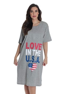 Just Love Short Sleeve Nightgown Sleep Dress for Women Sleepwear