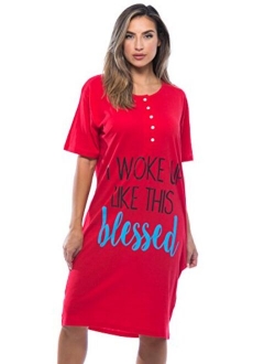 Just Love Short Sleeve Nightgown Sleep Dress for Women Sleepwear