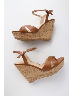 Nixie Cork Wedge Sandals