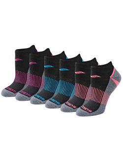Women's Selective Cushion Performance No Show Athletic Sport Socks (6 & 12 Pairs)