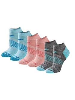 Women's Selective Cushion Performance No Show Athletic Sport Socks (6 & 12 Pairs)