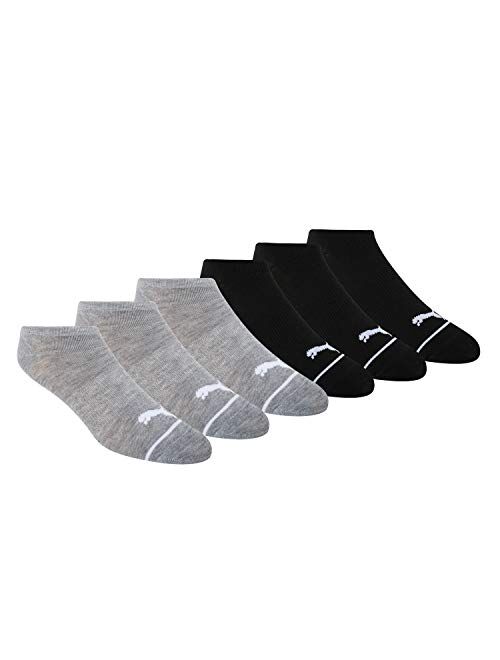 PUMA womens 6 Pack Low Cut Socks