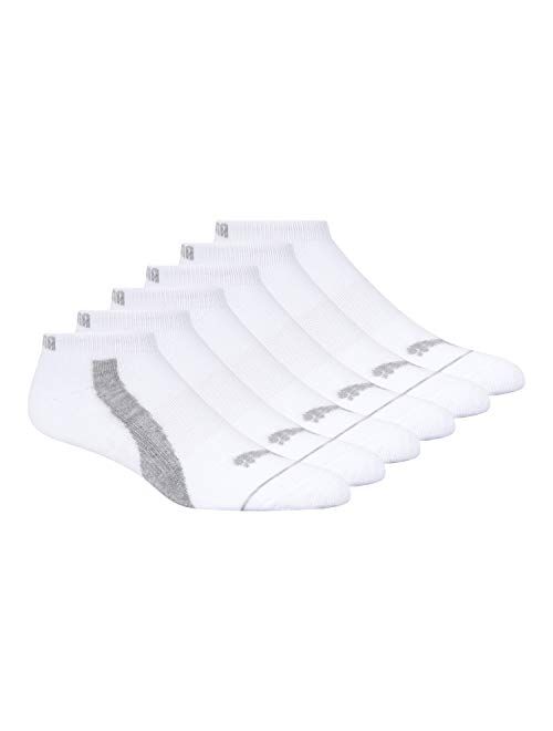 PUMA womens 6 Pack Low Cut Socks